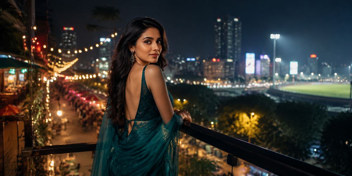 ঢাকার রাতের বাজারে বসে ক্রিকেট বেটিং উপভোগ করছেন একজন তরুণ
