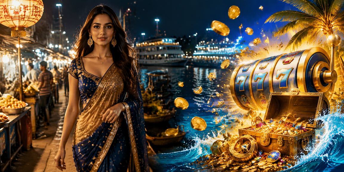 ঢাকার রাতের পরিবেশে মোবাইলে স্লট গেম খেলছেন একজন তরুণ